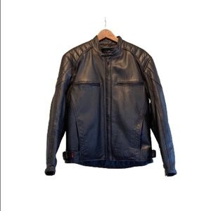 Hot Leathers Black Leather Motorcycle Jacket